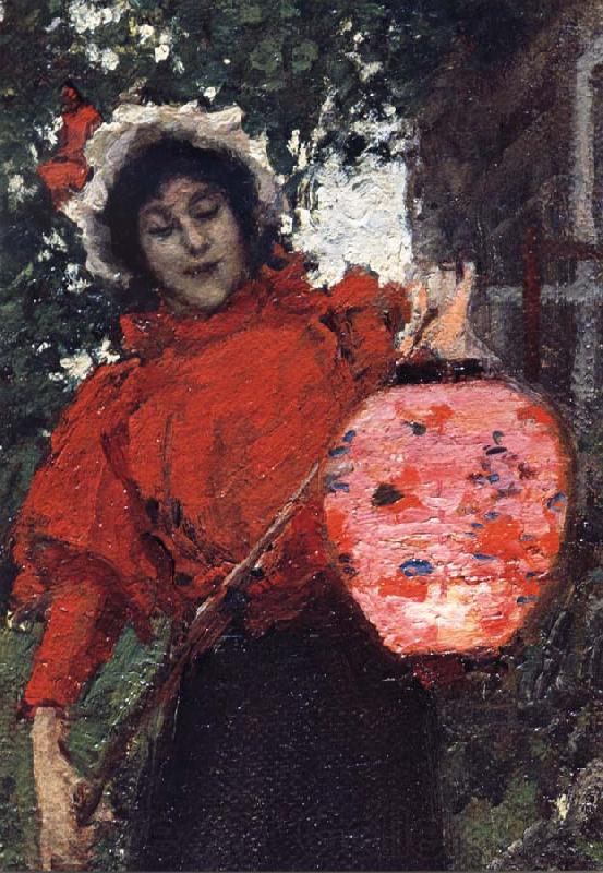 Konstantin Korovin Paper lantern France oil painting art